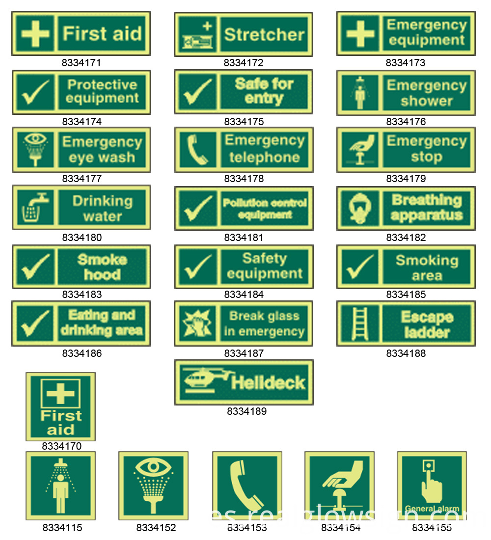 Símbolo de señal de seguridad IMO 01 IMO safety sign symbol 01
